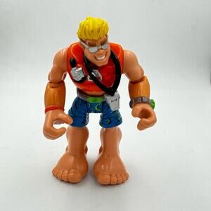 Mattel Vintage Rescue Heroes‎ Sandy
Beach Action Figure Toy 2002 Lifeguard